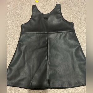 Zara Black Faux Leather Size 18-24M Dress